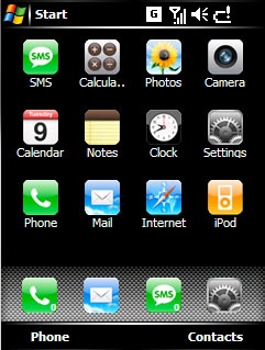 Thème iPhone de apple sous WM5 Iphone11