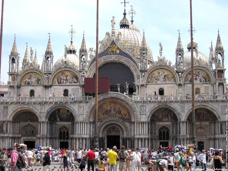 Place et Basilique Saint-Marc, Venise -Italie Basili10