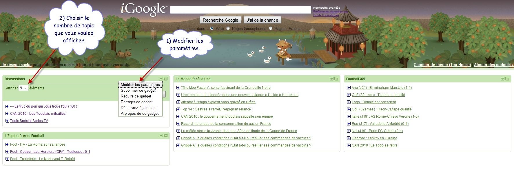 FCNa-forum sur Twitter, iGoogle, Netvibes & plus. 09-01-13