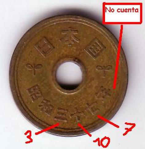 Japón, 5 yen, 1962 Moneda16