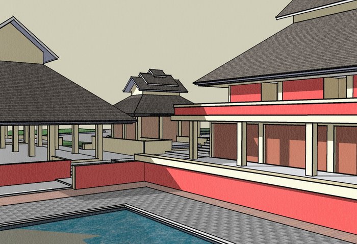 sketchup- 22 (CLUBHOUSE-2) Club3510