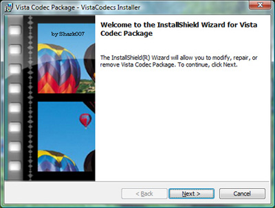 Advanced Vista Codec Package Advanc10