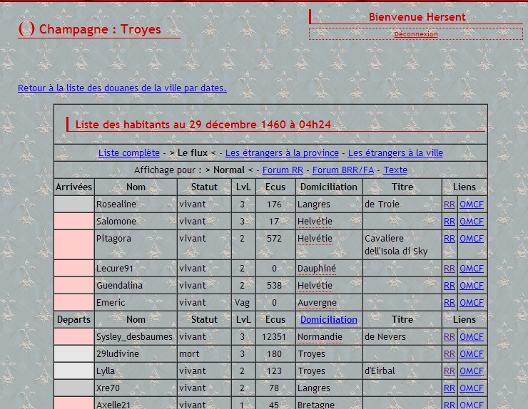  Lecure91 - installation illégale - le 29 décembre 1460 - Troyes[ Emmana10