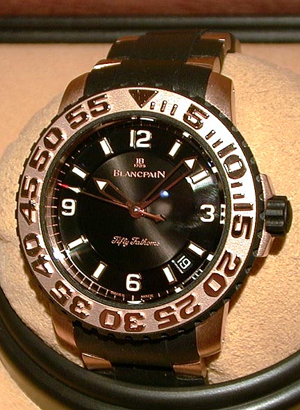 BLANCPAIN OR ROSE CAOUTCHOUC Blancp11