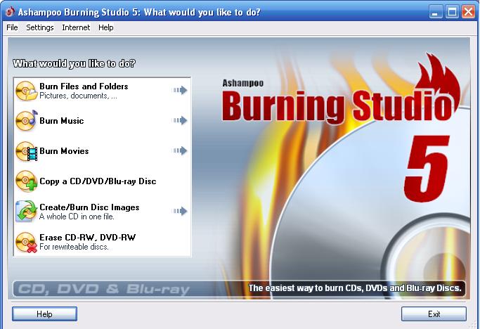 Ashampoo Burning Studio 5.51 avec serial Ashamp10