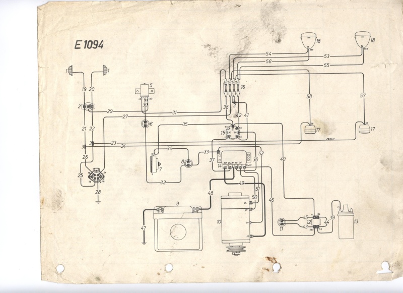 schema electrique pour un 1300 0011110