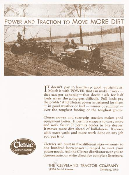 CLETRAC - CLETRAC la chenille américaine 6310