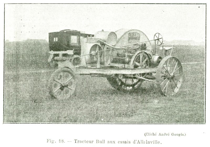 BULL : des tracteurs Américains à Trois roues en 1913 Illus710