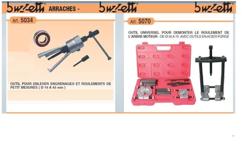 comment se servir de l'outillage specifique piaggio Buzett11