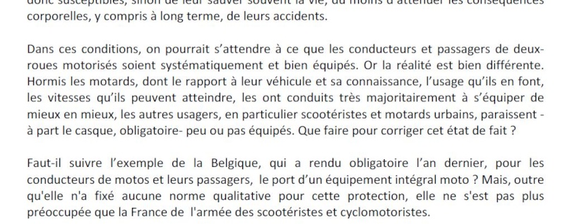 remontée inter-files en France + Protections pilote / passager Guyot10