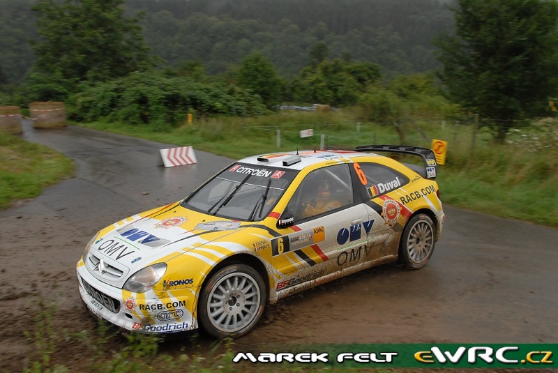 Citroen Xsara WRC F/Duval-P/Pivato . Rallye d'Allemagne 2007. Mf_a_910