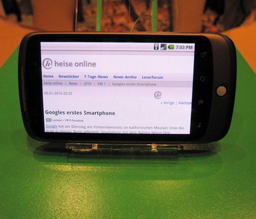 Le Nexus One sera équipé du multi-touch en Europe Multit10