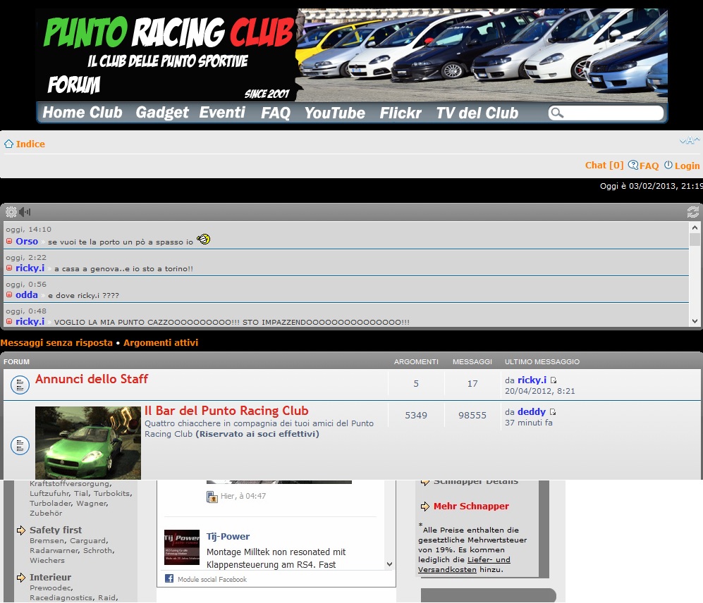[SITE WEB] http://www.puntoracingclub.it/forum/  Le forum Italien des Puntos ! Puntor10