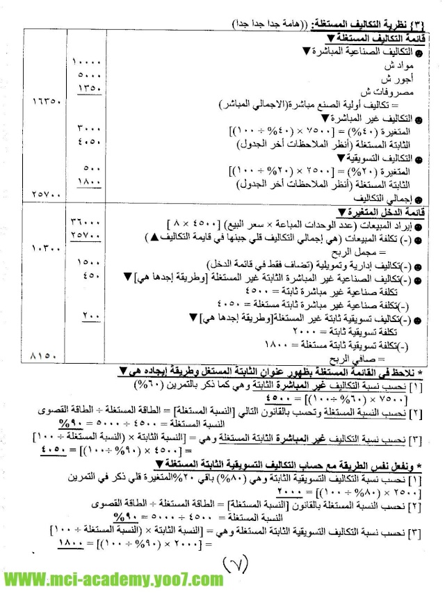 المراجعة النهائية لمادة محاسبة تكاليف ولسة طلعة من الفرن حلاً  الجي منها الامتحان 2010 انشاء الله . Pictur81