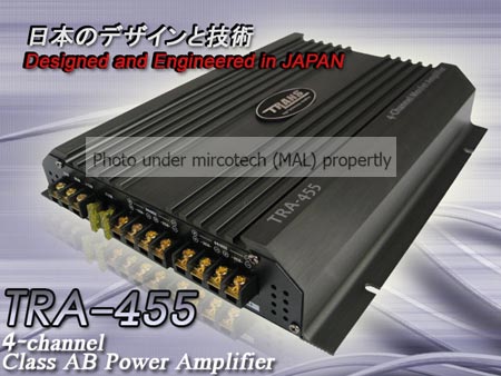 TRANS  600W RMS 4CH high technology JAPAN Amplifier Tra45511
