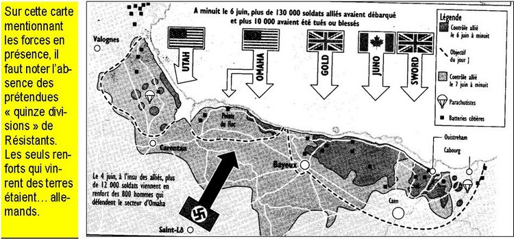 Le mythe de la Résistance qui aurait permis le Débarquement allié en Normandie. Dbqt_c10
