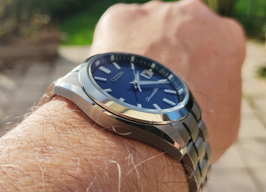 The Citizen blue washi dial: ma petite revue Citize15