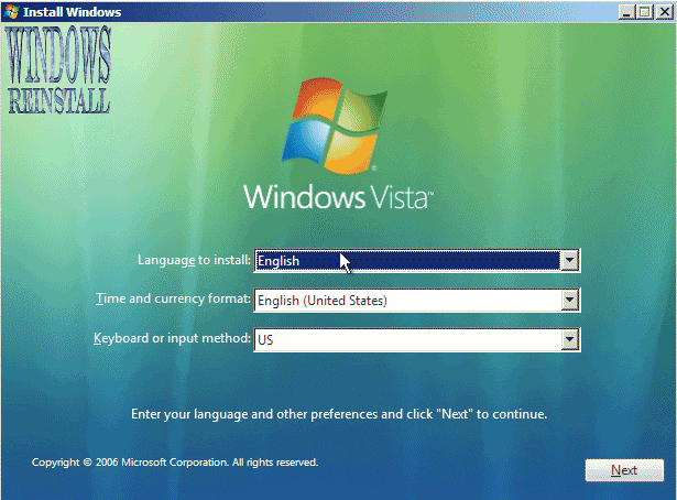 شرح عمل فورمات للجهاز وتنصيب الفيستا Windows Vista بالصور 410