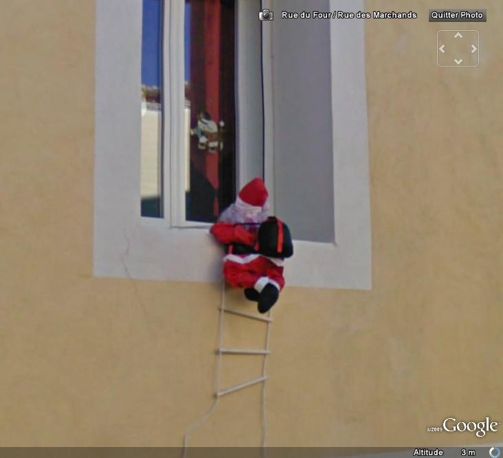 STREET VIEW : Père Noël and Co vus par la Google Car... Pare_n10