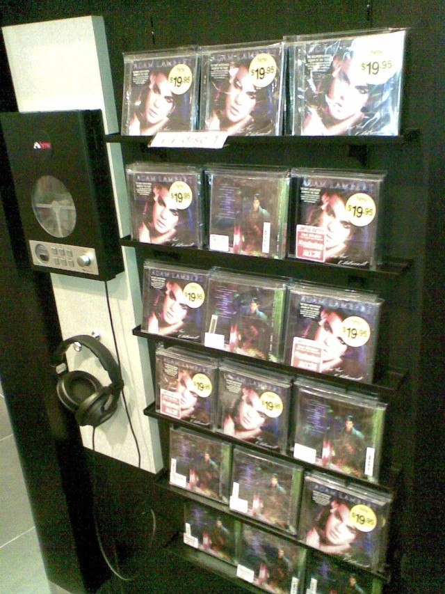 Adam's 'For Your Entertainment' CD Displays in Singapore 08012017