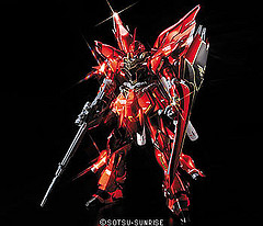 BANDAI model KIT 1:100 MG SINANJU version KA T0111