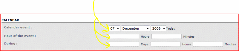 Using The Members Calendar 5_clic10