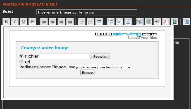 [Tutoriel] Insérer une Image sur le forum Haberg11