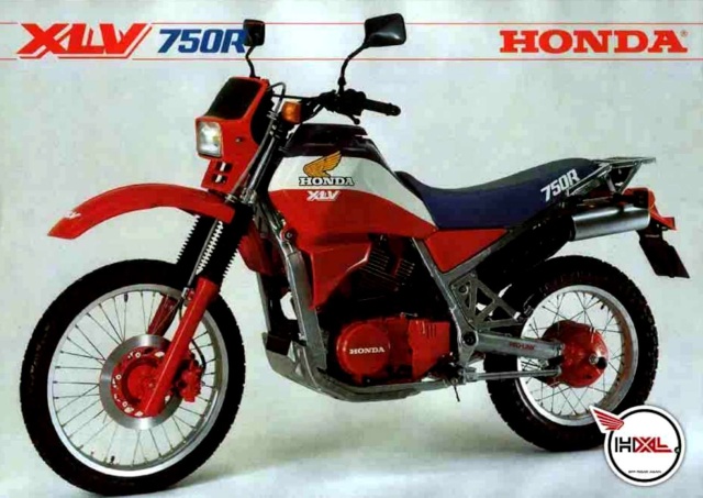 XLV 750 RD (1983-1988)...la petite histoire...  données techniques Xlv75011