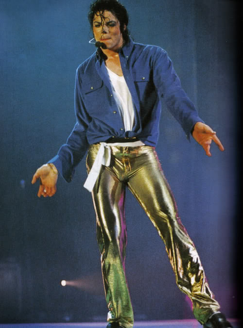 michael jackson gold pants (: Mya10