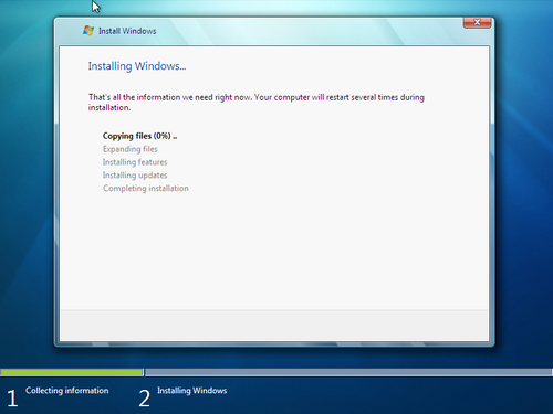 Windows 7 Kurulum 1501wi16
