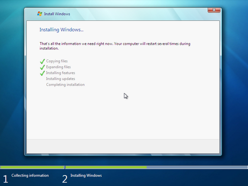 Windows 7 Kurulum 1501wi17