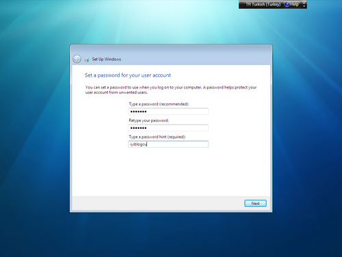 Windows 7 Kurulum 1501wi22