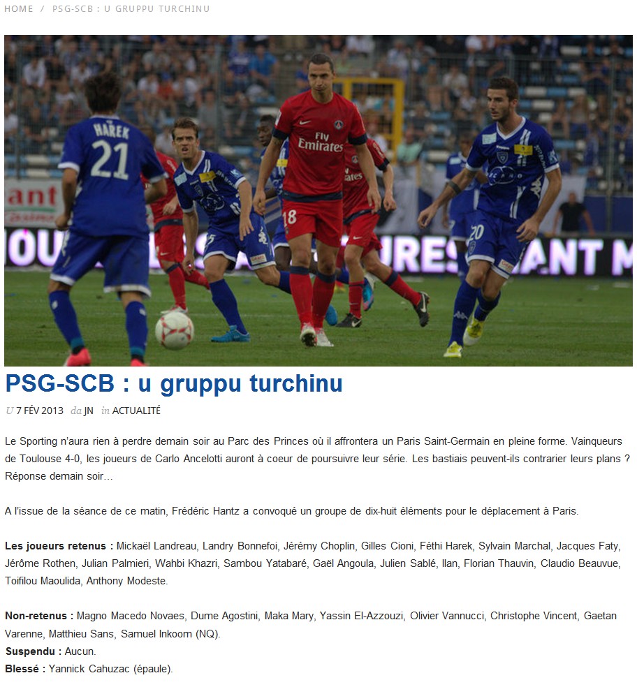PSG 3-1 Bastia S151