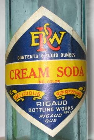 une compagnie de rigau botling work cream soda etiquette Img_3811