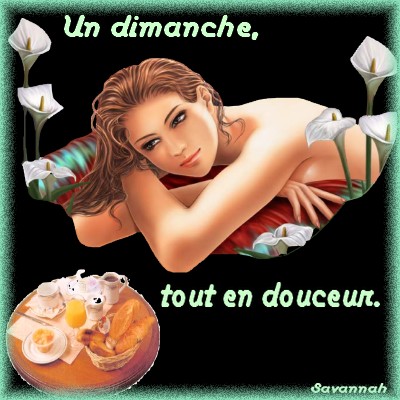 Bonjour, un dimanche tout en douceur de la part de Josiane 83224113