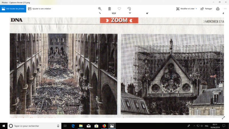 Notre-Dame de Paris brûlée et défigurée à jamais - Rituel satanique de triomphe retentissant de la Franc-Maçonnerie sur la Chrétienté Captur11