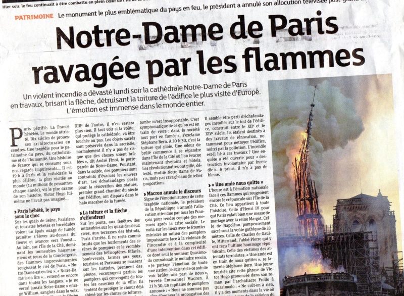 Notre-Dame de Paris brûlée et défigurée à jamais - Rituel satanique de triomphe retentissant de la Franc-Maçonnerie sur la Chrétienté Img14810