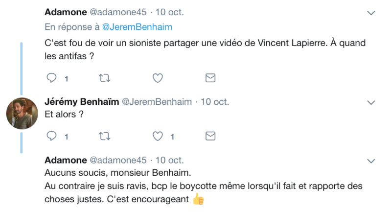 L'opportuniste et tartuffe Vincent Lapierre (ex-poulain de Soral) et ses curieuses positions "idéologiques" actuelles... Jb210