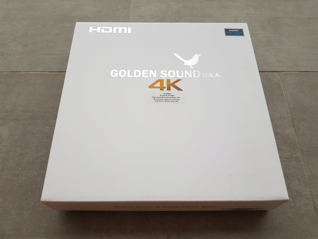 Used Golden Sound HD-V6000S 4K 2160P HDMI Cable (2 Meter) 20180716