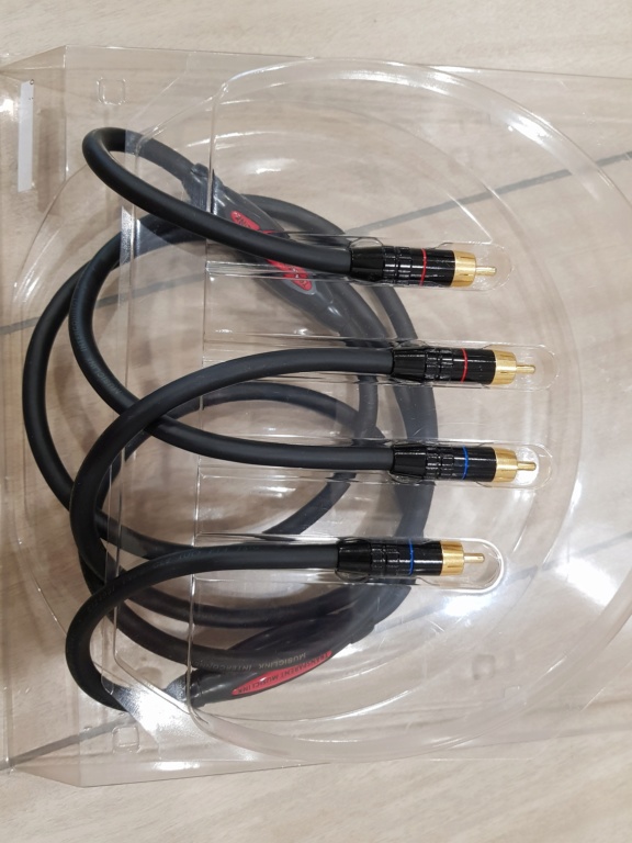 Used Transparent Audio MusicLink RCA Interconnect Cable (1 Meter) SOLD 20180718