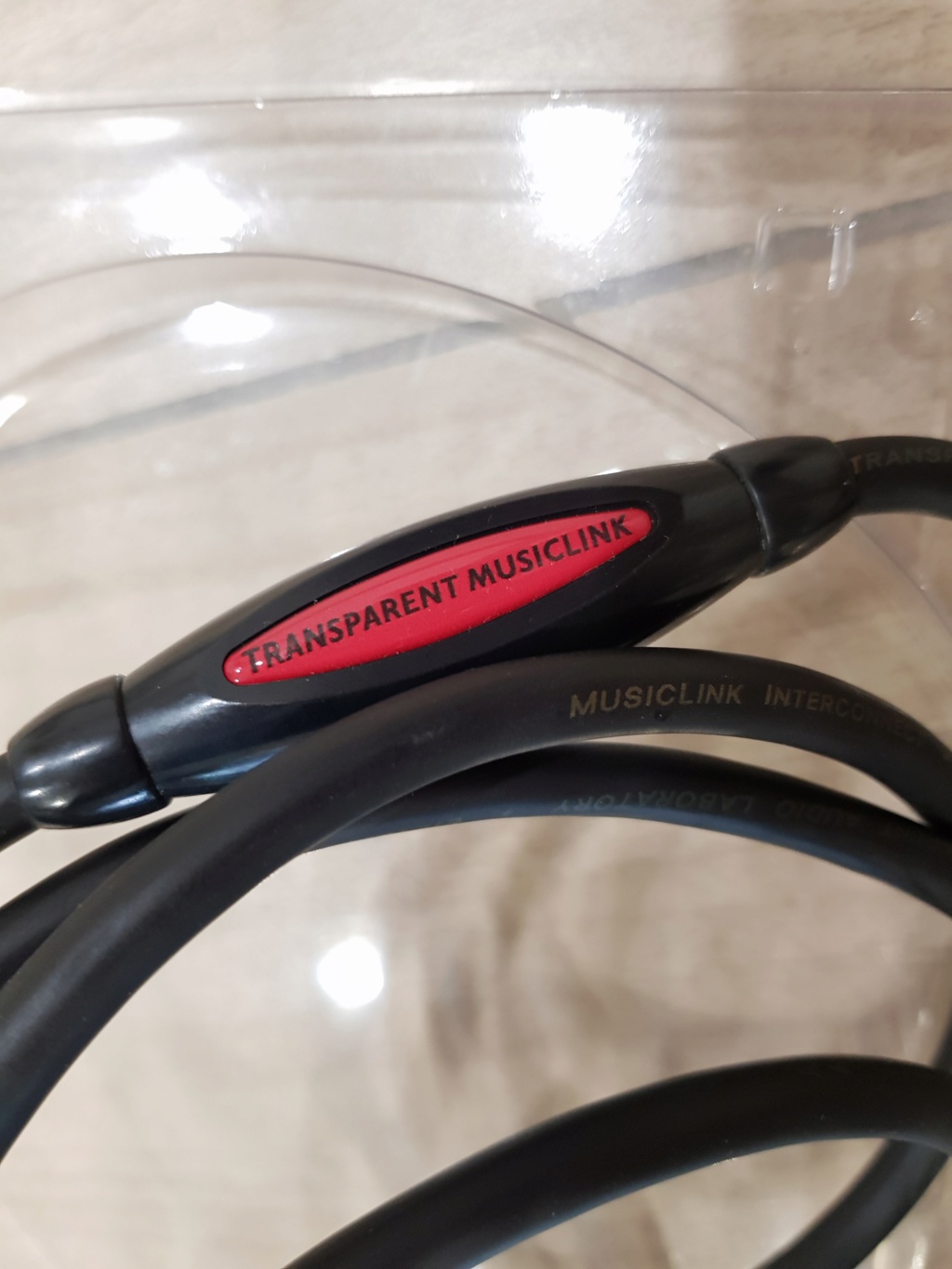 Used Transparent Audio MusicLink RCA Interconnect Cable (1 Meter) SOLD 20180719