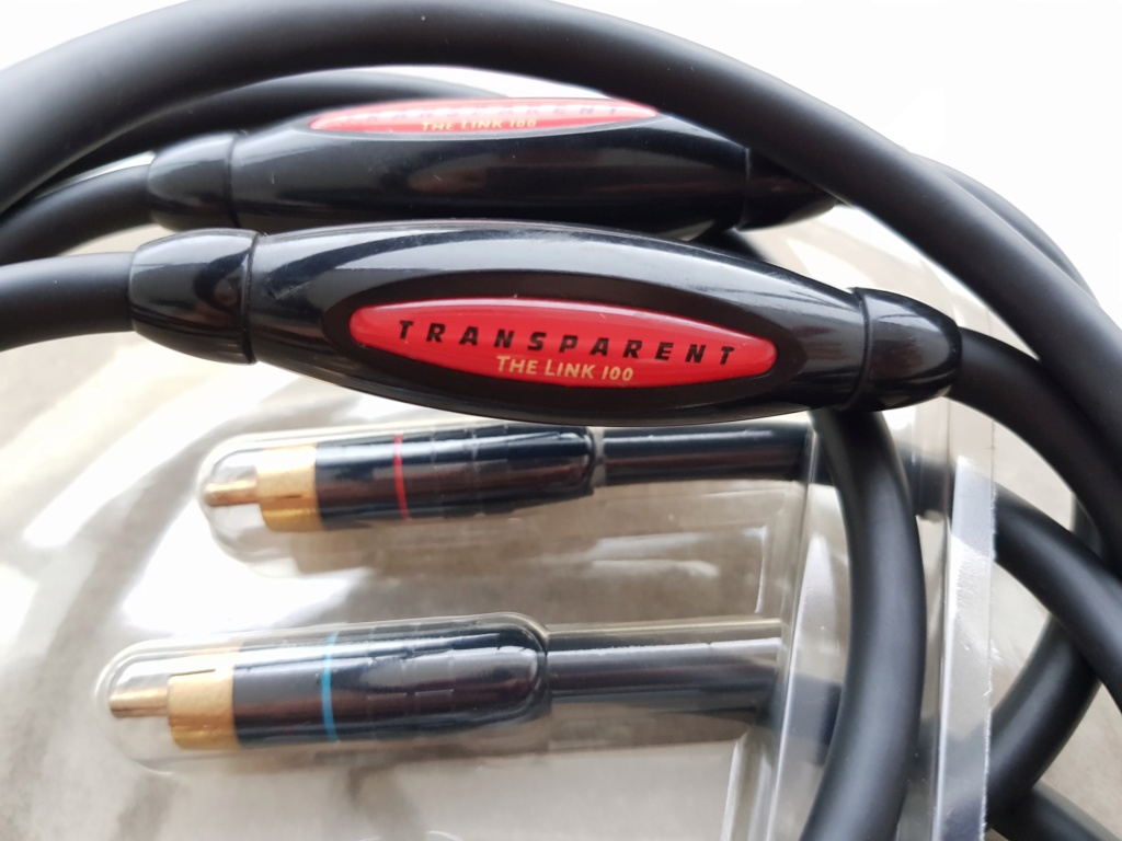 Used Transparent Audio The Link 100 RCA Interconnect Cable (1 Meter) SOLD 20180725