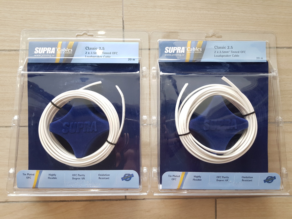 Supra Classic 2.5mm OFC Speaker Cable SOLD 20181116