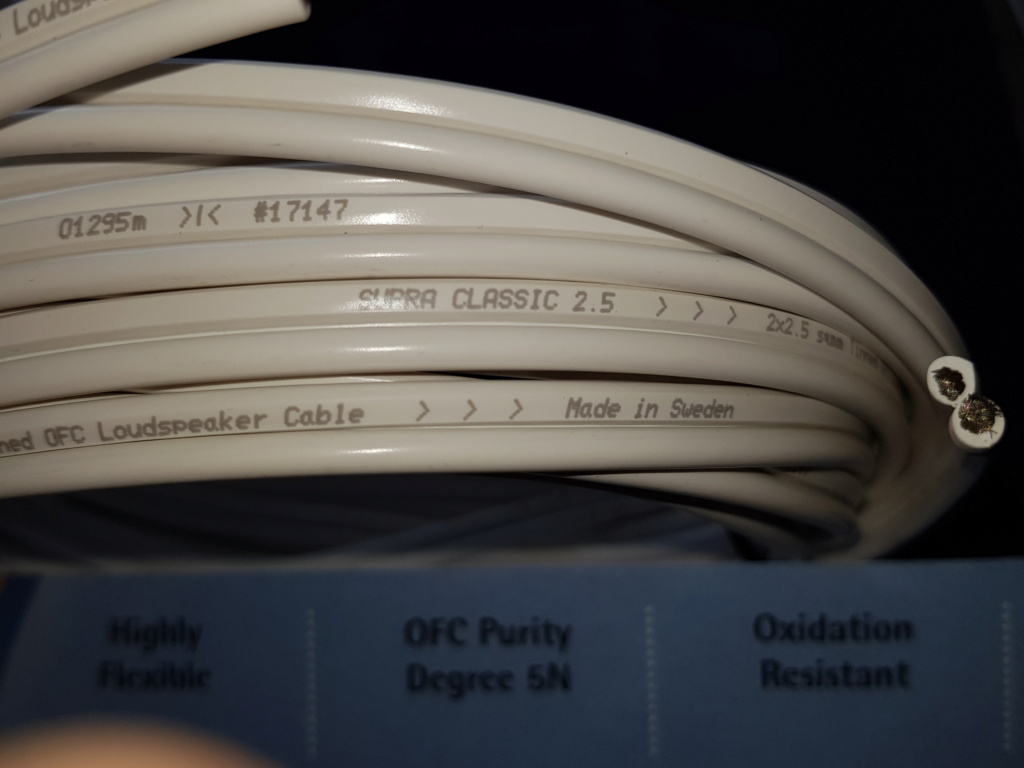 Supra Classic 2.5mm OFC Speaker Cable 20181117
