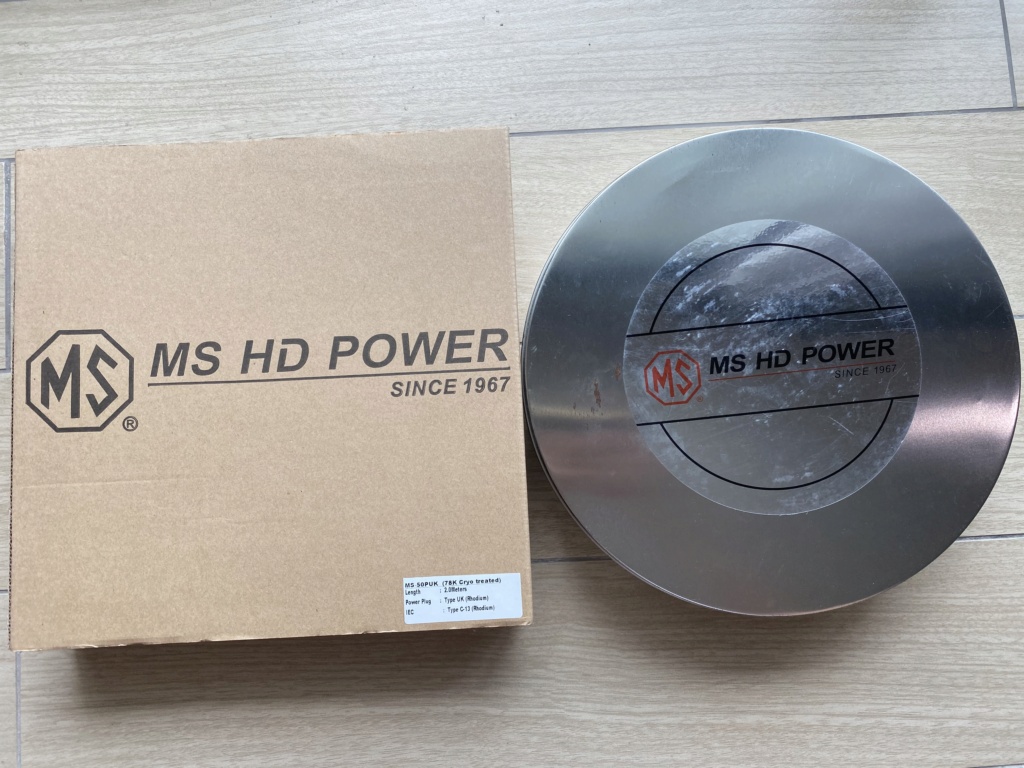 MS HD Power MS-50PUK (78K Cryoed in UK) High-Current Silver Plated Fully Shielded Power Cord (2m)SOLD Img_4424