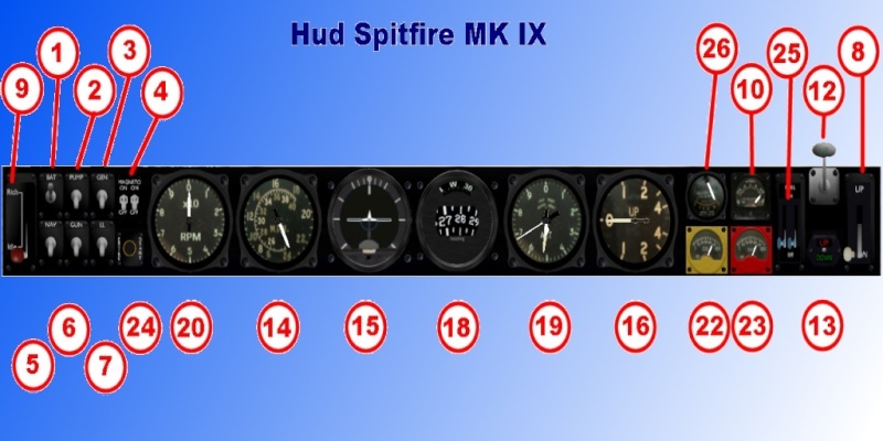 Spitfire MK IX pilot manual in English Spifir10