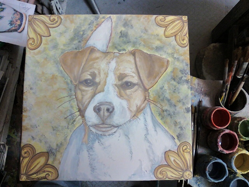 Ritratti jack russell e amici a 4 zampe in ceramica - Pagina 2 Guen10