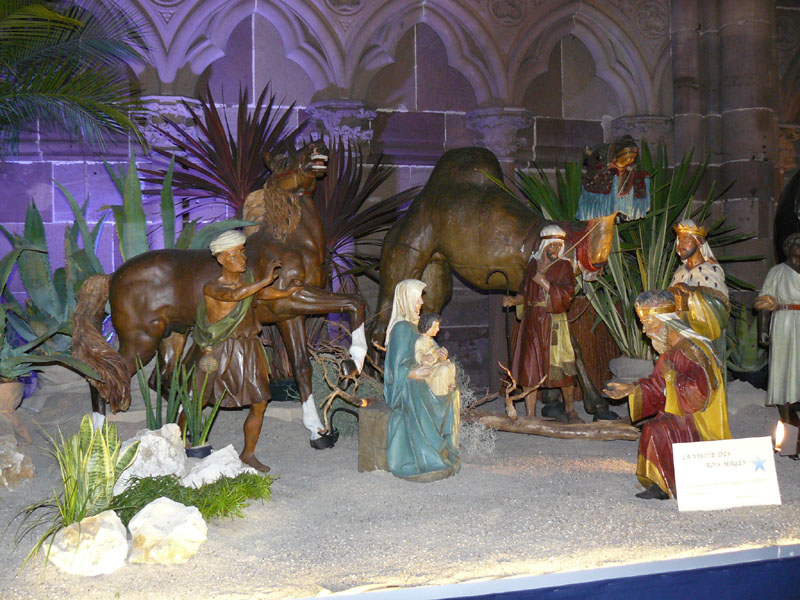 Crèche de la cathédrale de STRASBOURG.