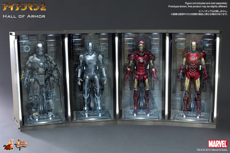 Hot Toys - Diorama Series 001 - Iron Man 2 - Hall Of Armor 1/6 922