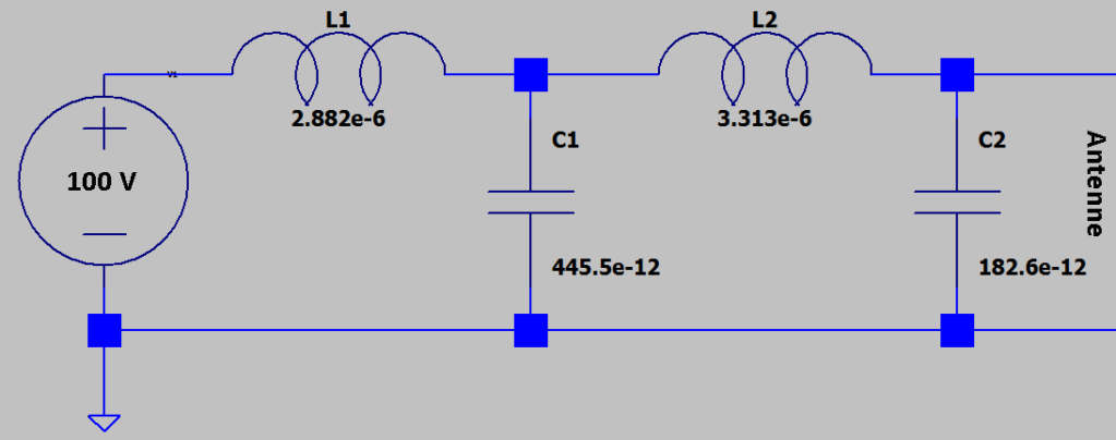 Antenne 80-40 Étude d'ingénierie 8010